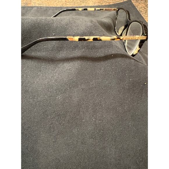 Escada Eyeglasses Frames Only, VESB04K COL.0700, 135, Black/Brown main image 6